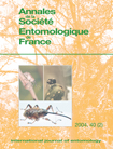 Annales de la Société entomologique de France, vol. 40 (2)