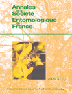 Annales de la Société entomologique de France, vol. 41 (1)
